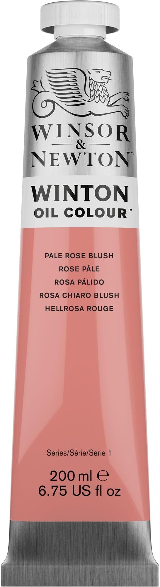 Winsor & Newton Winton Oil Color, 200ml Tube, Pale Rose Blush | High-quality pigments, Durable, Lightfast, Permanent, Uniform Consistency, Great Pigment Load