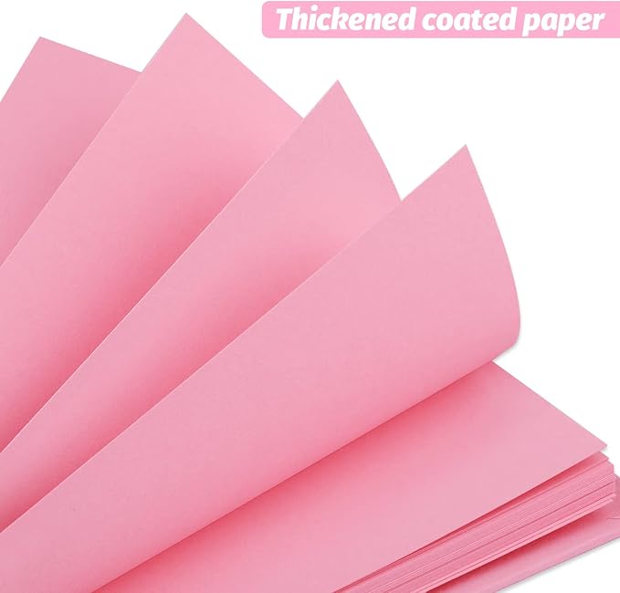 Gotideal 80 Pages Scrapbook Album with 10 Metallic Markers, Pink | Craft Paper Photo Album for Wedding and Anniversary, Family DIY Scrapbook Accessories with Scrapbooking Stickers Corners