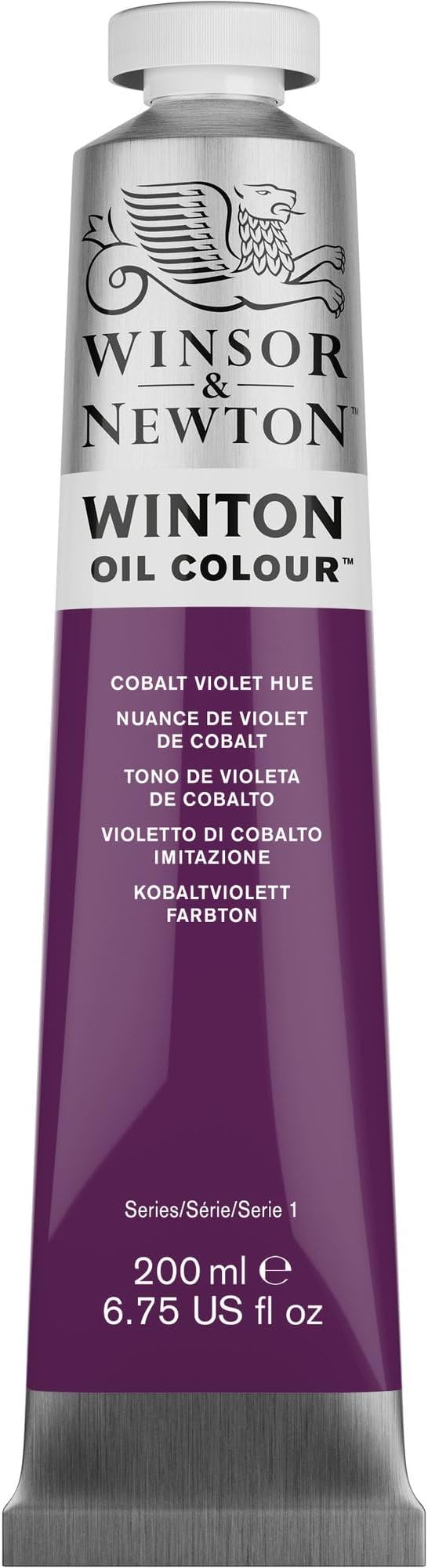 Winsor & Newton Winton Oil Color, 200ml Tube, Cobalt Violet Hue | High-quality pigments, Durable, Lightfast, Permanent, Uniform Consistency, Great Pigment Load