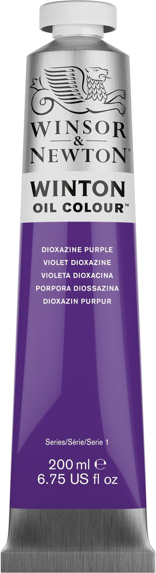 Winsor & Newton Winton Oil Color, 200ml Tube, Dioxazine Purple | High-quality pigments, Durable, Lightfast, Permanent, Uniform Consistency, Great Pigment Load