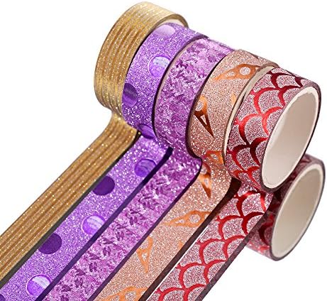30Rolls Glitter Washi Tape Deco DIY Gift Wrap Masking Tape