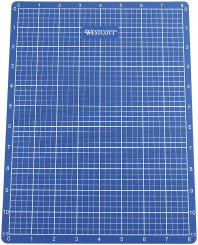 Westcott Self Healing Cutting Mat, Blue, 9" x 12"