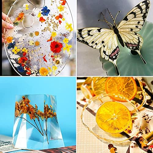 Crystal Clear Hard UV Resin Upgraded Formula Ultraviolet Fast Curing for Jewelry Making Craft Decoration, Hard Transparent Glue Solar Cure Sunlight Activated Resin (1500g)