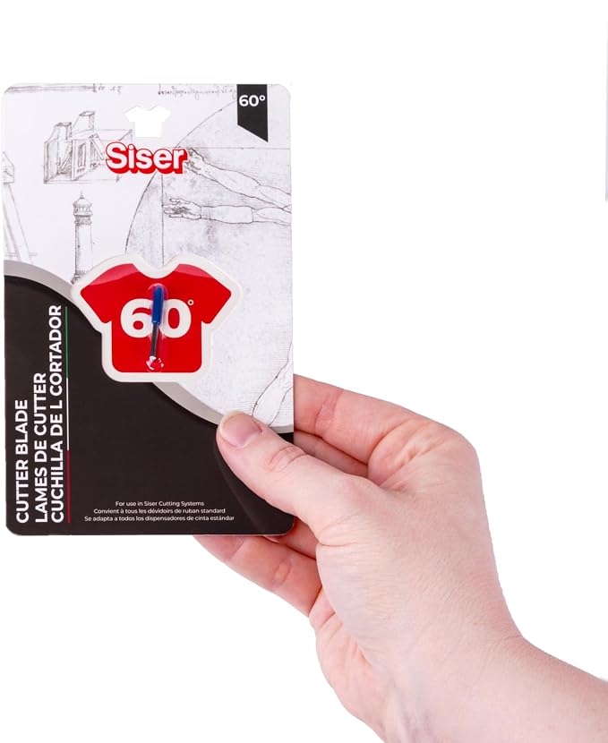 Siser 60 Degree Blade - Compatible with the Siser Blade Housing - Perfect Cuts On Thicker Materials Like Brick 600 and Craft Felt