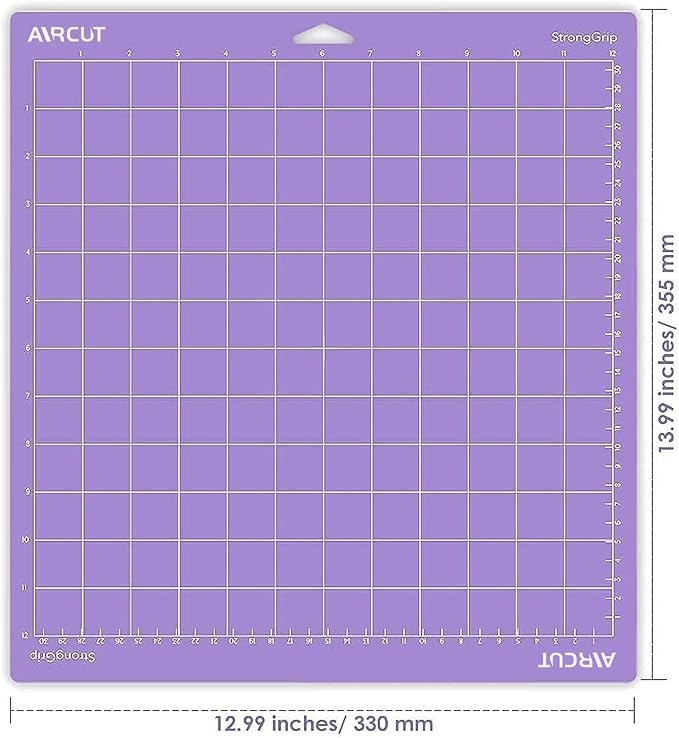 AIRCUT Cutting Mat for Cricut Maker and Explore Series, Purple Grip Mat