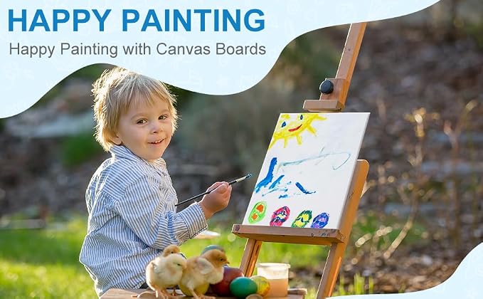 35 Pack 11 x 14 Inch Canvas Boards for Painting Pre-Primed Paint Canvas
