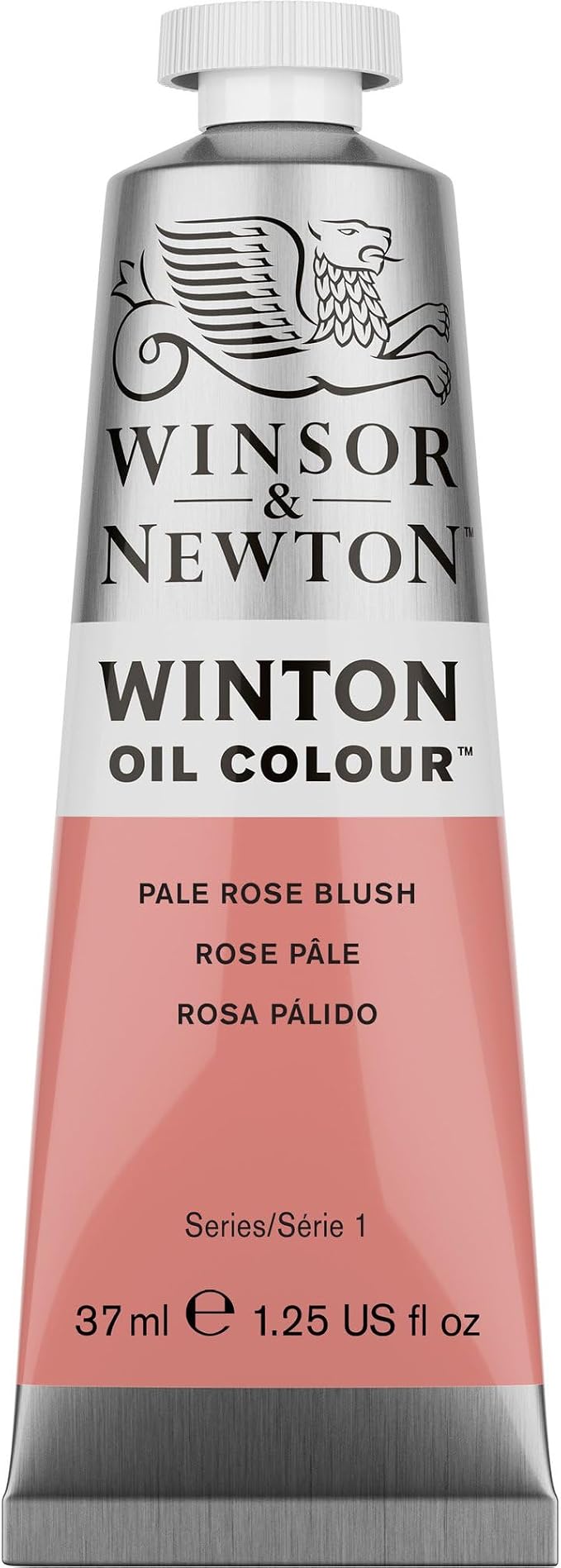 Winsor & Newton Winton Oil Color, 37ml Tube, Pale Rose Blush | High-quality pigments, Durable, Lightfast, Permanent, Uniform Consistency, Great Pigment Load
