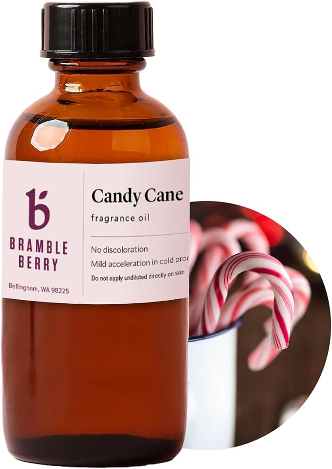 Brambleberry Candy Cane Fragrance Oil | Peppermint for Scrub & Bath Bombs
