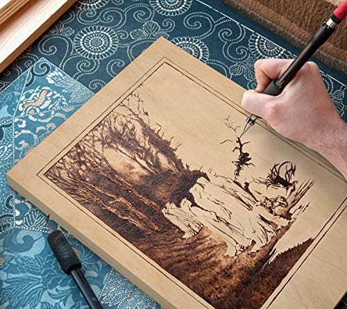 Arteza Wooden Canvas Board, 8x8 Inch, Pack of 5, Birch Wood, Cradled Artist Wood Panels for Painting, Encaustic Art, Wood Burning, Pouring, Use with Oils, Acrylics | 1.5 in Profile, Smooth 5 mm Surface, Sanded Edges, For Oil, Acrylic Pouring, Wood Burn...
