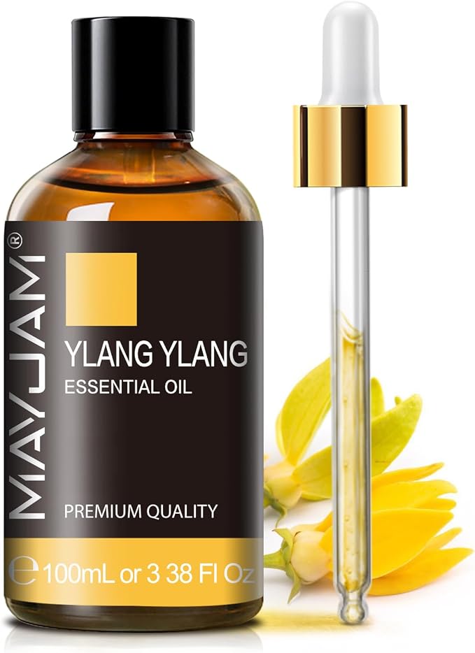 MAYJAM Ylang Ylang Essential Oil for Diffuser Soap Candle Making, 3.38FL.OZ