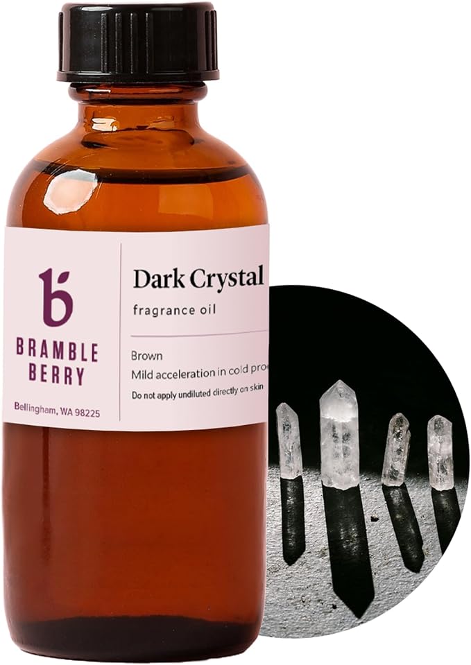 Bramble Berry Dark Crystal Water Lily & Bergamot Scent for Soap Making, Candles, Lotion, Bath Bombs & Perfume | Skin Safe, Vegan, Paraben & Phthalate Free, DIY Craft Essential