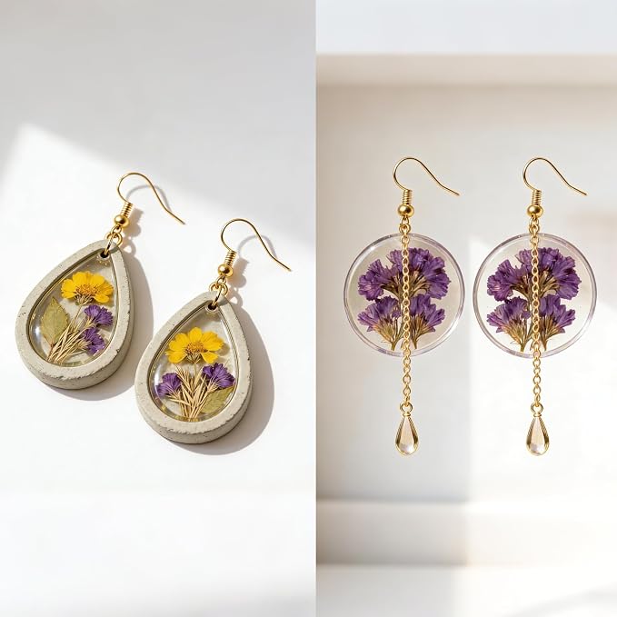 35Pcs Hole Maker for Resin 7 Sizes Drill-Free Silicone Inserts for Epoxy