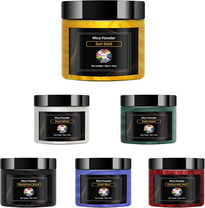 NTWJNJY Sun Gold Mica Powder, Natural Shimmer Mica Powder(50g/1.7oz) | for Epoxy Resin/Candle/Soap/Lip Gloss/Slime/Bath Bombs/Quicksand.Car paint pigments.Candle Dye,Soap Making Dye,Resin dye.