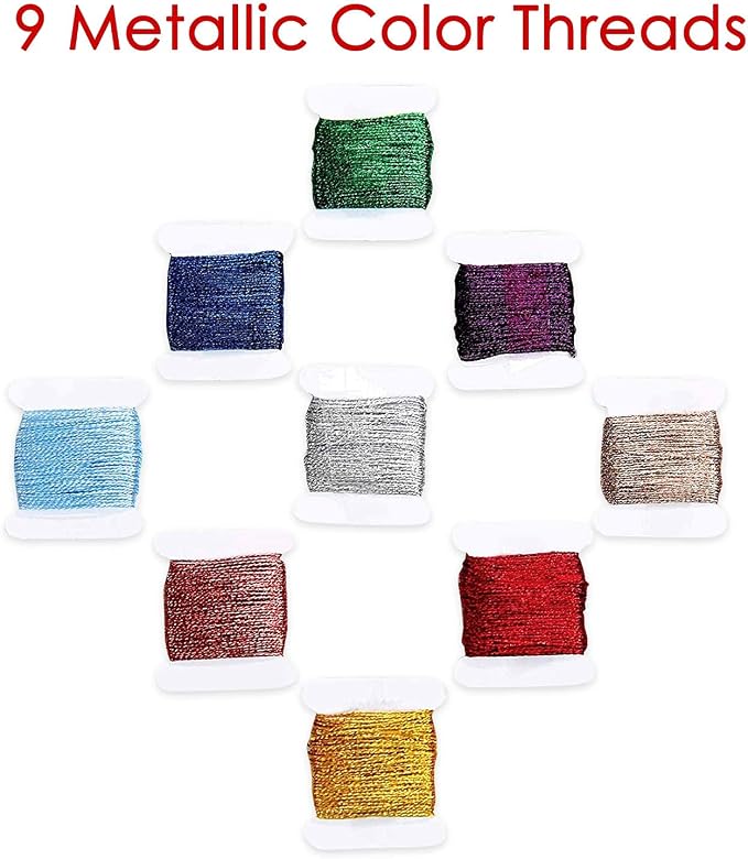108 Color Embroidery Floss Kit, Cross Stitch Thread Storage Box