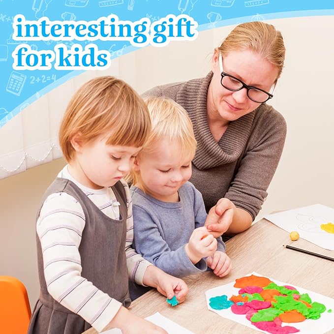 36 Colors Air Dry Clay, Modeling Clay for Kids DIY Starter Kits, Model Magic, Non-Sticky,with Sculpting Tools, Great Gift for Children, Adults and Artists