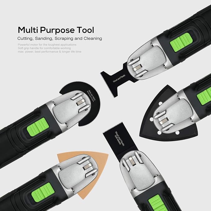 GALAX PRO Oscillating Multi-Tool Corded 2.4A, 28pcs Accessories