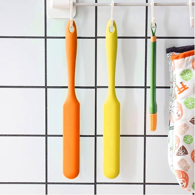 Silicone Jar Spatula Set for Chocolate, Scraping