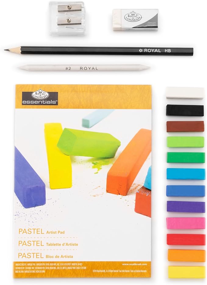Royal & Langnickel Soft Pastel Essentials Keep N' Carry Set (RSET-KCSP)