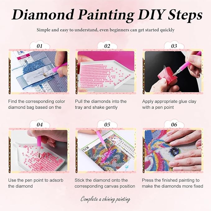 Black Cat Diamond Art Kits for Adults 12x16inch