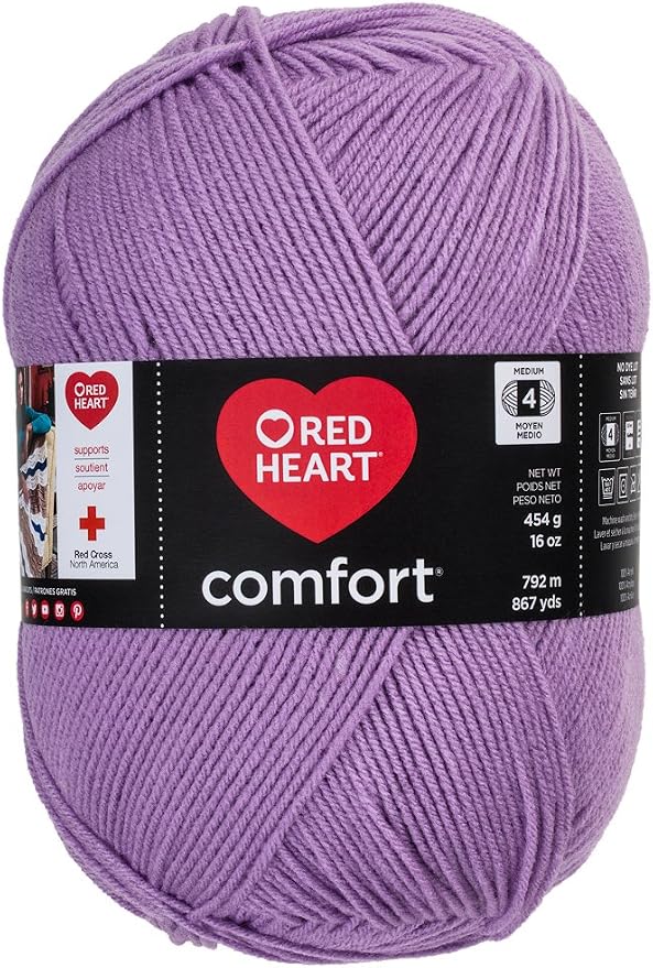 Red Heart Comfort Yarn, Lavender