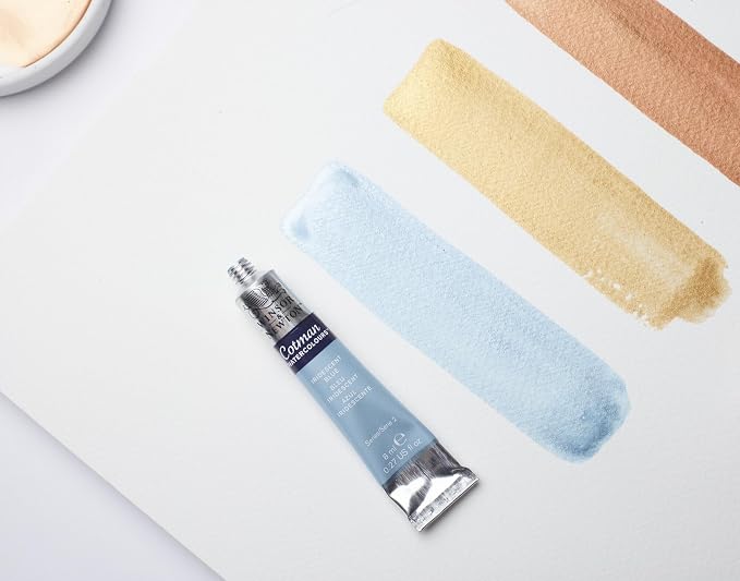 Winsor & Newton Cotman Watercolor Paint Set, 6 x 8ml Tube Metallic Colors | Introductory Watercolor made with Fine Art Pigments, Perfect for Beginners, Lightfast & Permanent, Good Tinting Strength