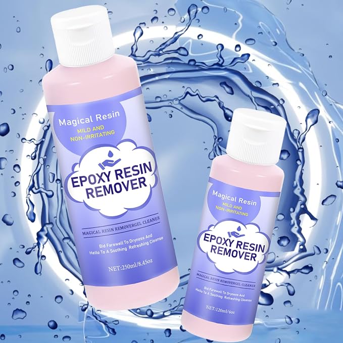 Hands Resin Remover Gel - All Natural Epoxy Resin Cleaner - Magical Cleanser for Artists - Epoxy Remover - Glue, Silicone, Paint & Glitter Soap- For Soft and Moisturized Skin