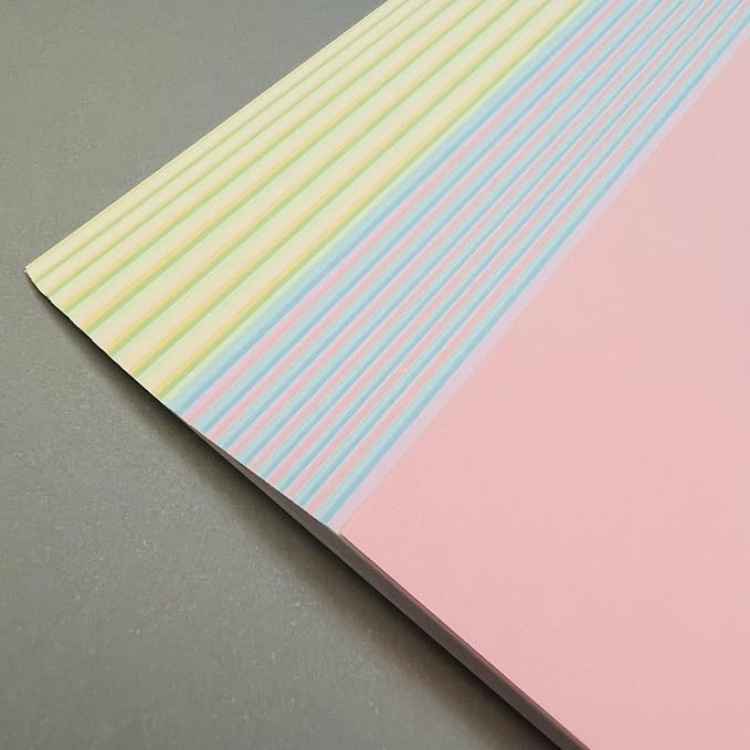 Origami Paper 80 Sheets, 10 Pastel Colors, 6 Inch Square, Made in Japan