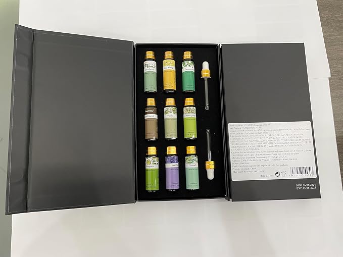 PHATOIL Essential Oil Set for Skin Care, Massage, Diffuser, Aromatherapy