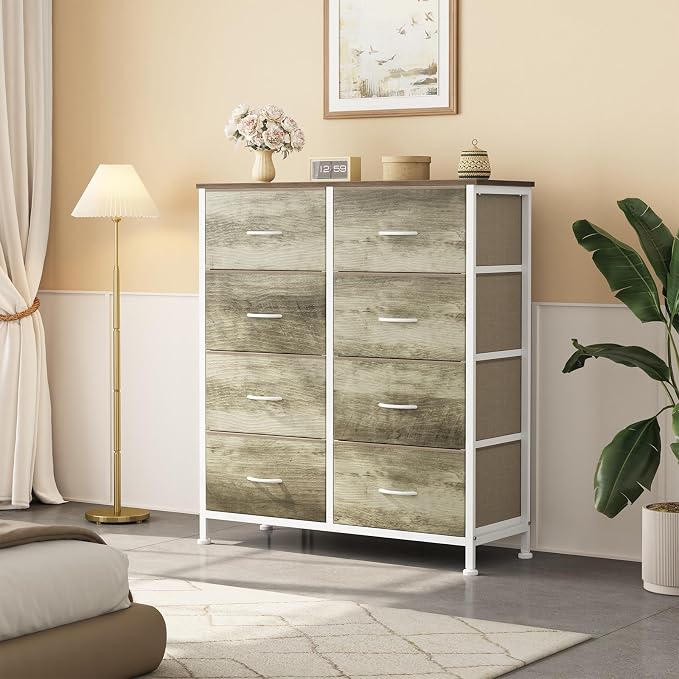 OLIXIS 8 Drawer Storage Dresser for Bedroom, Closet Organizers Units