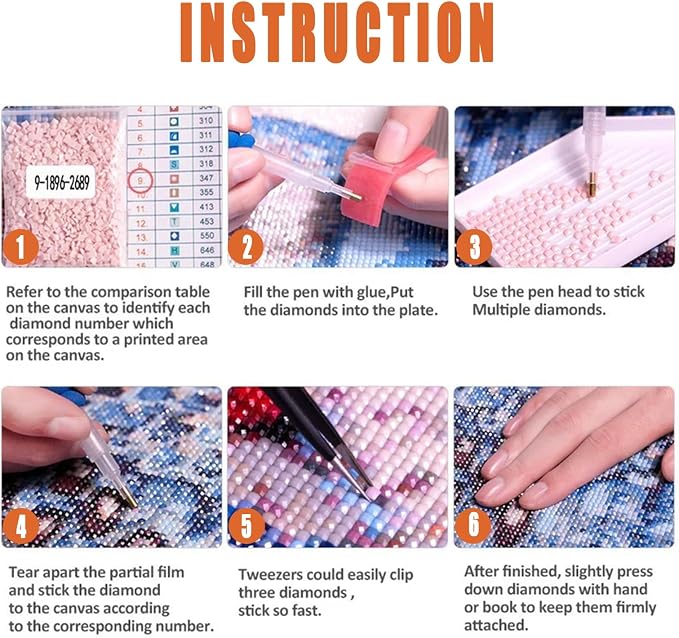 Cute Cat Diamond Art Kits for Adults Diamond Painting Kit for Beginner