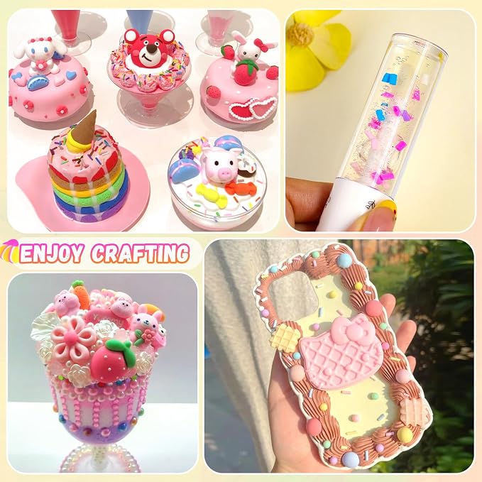 110g Non-edible Slime Mix Ins Slime Add Ins, Fake Sprinkles Slime Charms B