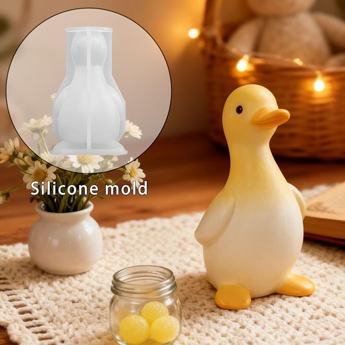 Duck Epoxy Resin Molds, 3D Silicone Duck Molds for Resin Casting