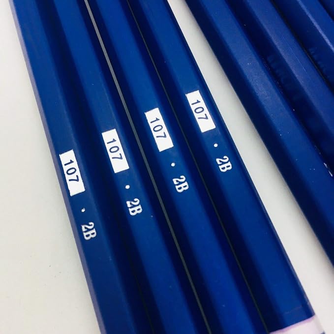 XDT#2B Drawing Pencils 24 Piece Set, Pro Art Graphite Sketching&Shading Supplies, Ideal For Kid Beginner Student Adults Artist