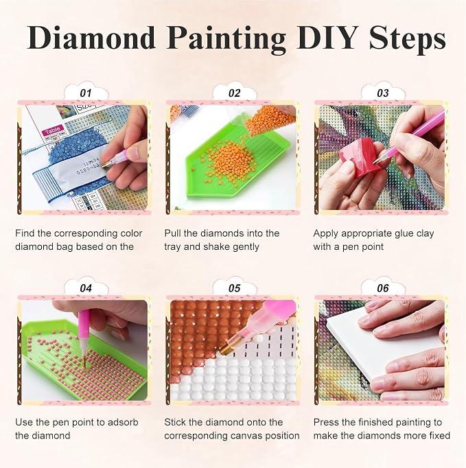 Mosaflare 5D Hummingbird Diamond Painting Kits for Adults 12x16 Inch