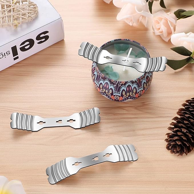 ABK10PCS Metal Candle Wick Holders, Wick Centering Tool for Candle Making | Candle Wick Holders;Metal Wick Holders;Wick Holders for Candle Making;Wick Centering Tool;Wick Holders for Candle Making;