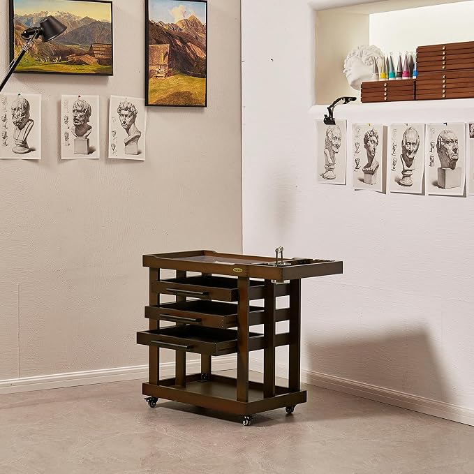 MEEDEN Art Supplies Storage Cart: 5-Tier Utility Rolling Cart