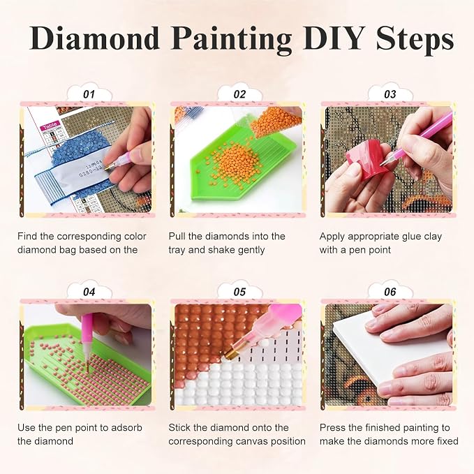 Mosaflare 5D Pumpkin Witch Hat Diamond Painting Kits for Adults 12x16 Inch