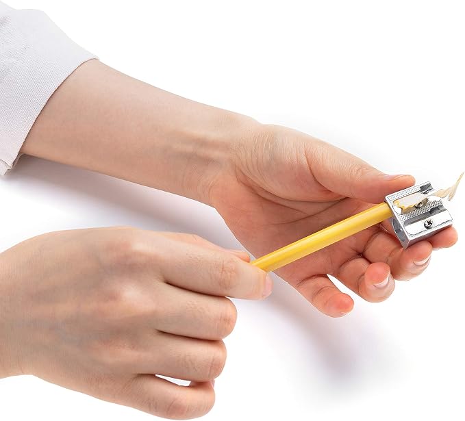 Mr. Pen- Handheld Metal Pencil Sharpener, 6 Pack