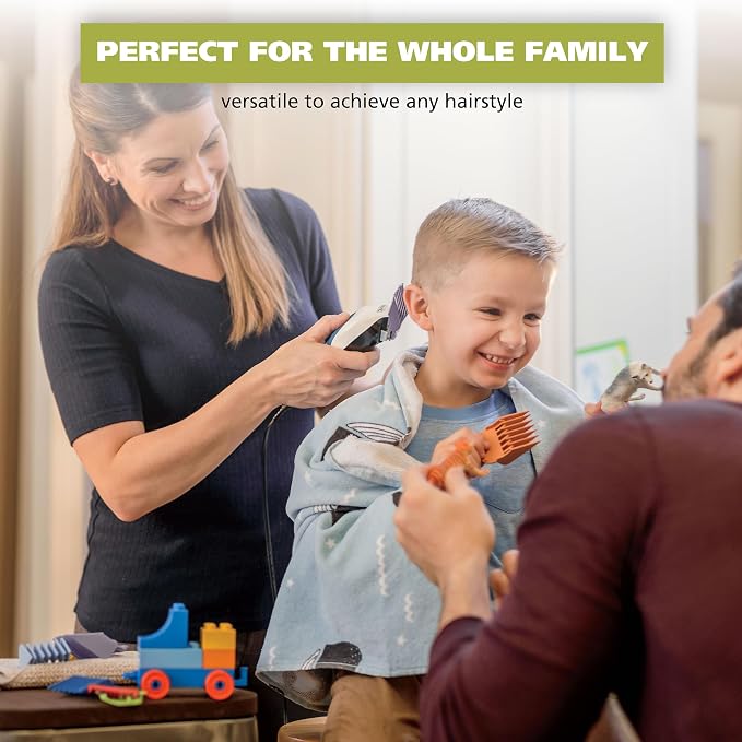 Wahl Clipper USA Color Pro Corded Haircutting Kit with Color Guide Combs