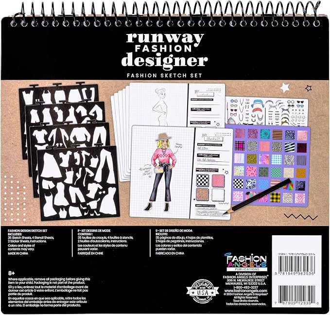 Fashion Angels Fashion Runway Design Portfolio Book