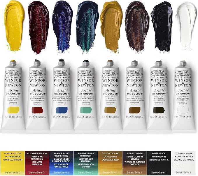 WN ARTISTS' OIL COLOUR STUDIO CASE ROW