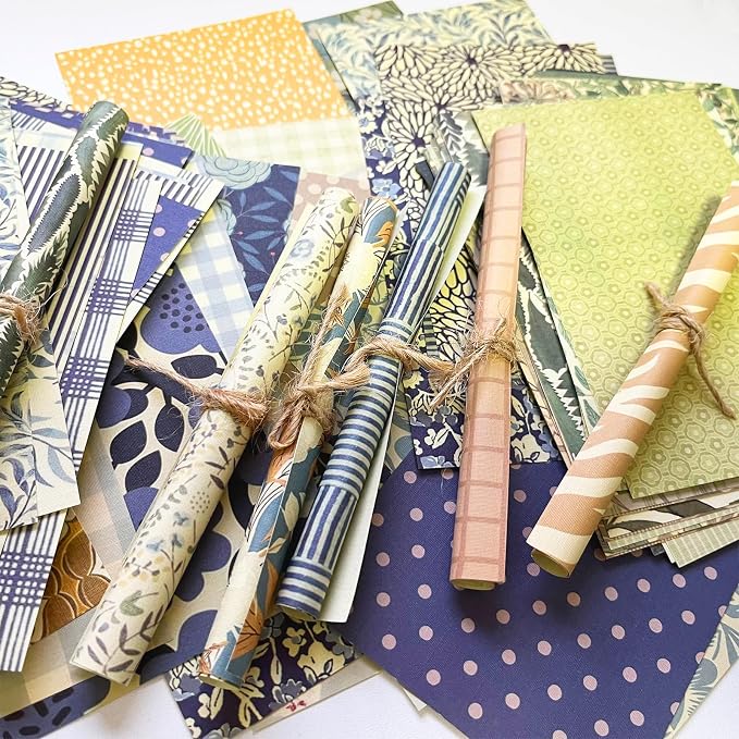 240 Sheets Vintage Scrapbook Papers Journaling Scrapbooking Supplies Kit Decorative Craft Paper for Planner, Bullet Journal Collage Card Embellishment Retro Crafts