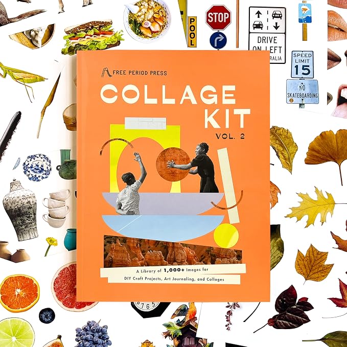 Collage Kit Vol. 2: 1000+ Images for Junk Journaling, Vision Boarding & DIY Crafts | 230-Page Creative Magazine with Perforated Pages, Prompts & Art Inspiration for Beginners & Pros (Volume 2)