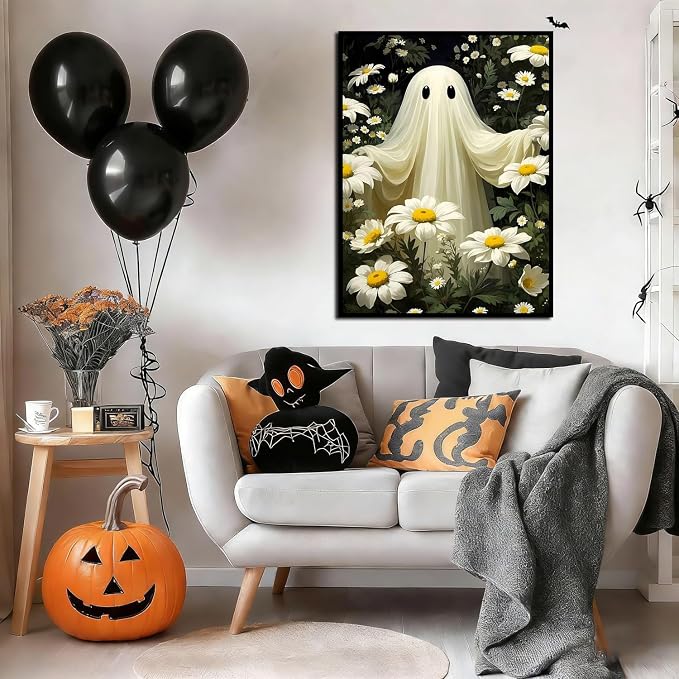 HHMATITS Halloween Ghosts Diamond Art Kits for Adults