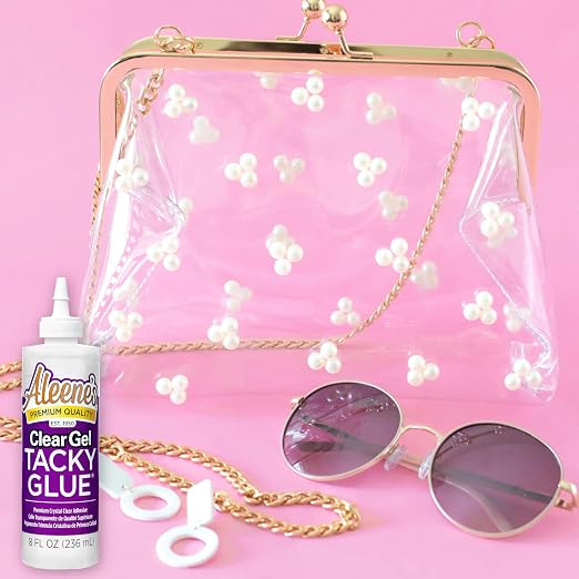 Aleene's Clear Gel Tacky Glue, Dries Clear, 8 fl oz 3-Pack