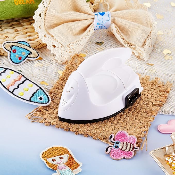 Honoson Mini Craft Iron with Charging Base Tiny,White