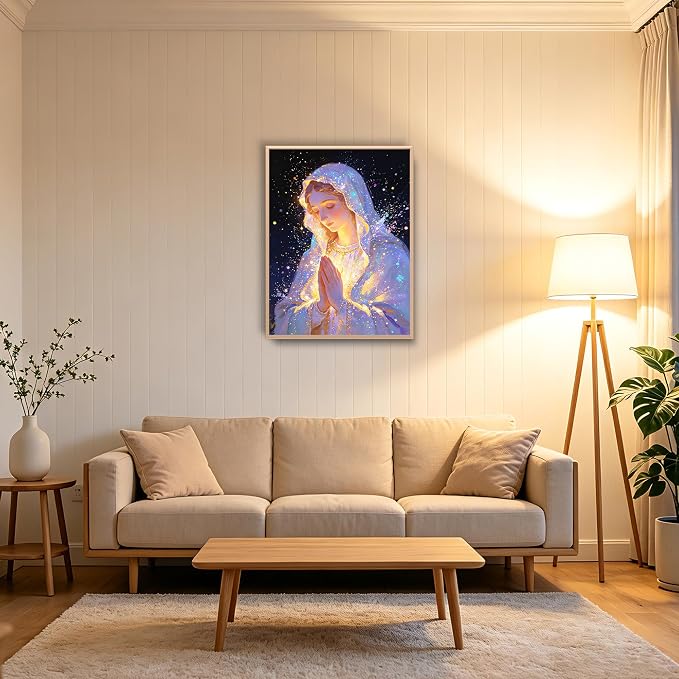 Leatrice 5D Religious Diamond Painting Kits for Adults 11.8x15.7 Inches