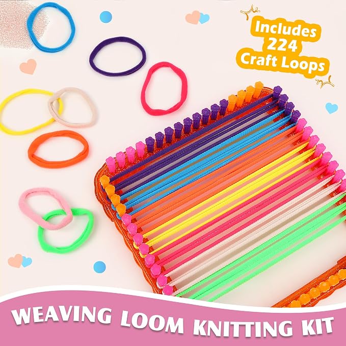 QXHOL 224 PCS Loom Loops Refill for Kids