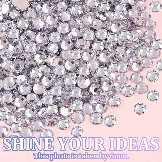 30000Pcs Resin Rhinestones for Bedazzling with Tweezers, Clear Rhinestones for Crafting with 3Pcs 10ml B7000 Jewelry Glue for DIY Crafts Clothing Tumblers Shoes Fabric Nail Art
