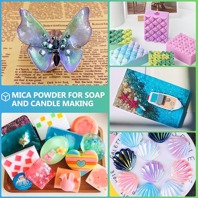 Mica Powder,200g/7.42oz Large Jar,Magic Gold Yellow Mica Powder Pigment for Epoxy Resin,Lip Gloss,Paint,Dye,Soap Making,Nail Polish,Candle Making,Bath Bombs